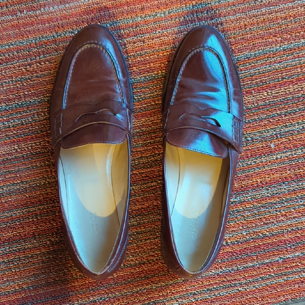 Barneys New York Women's Rich Brown Loafers